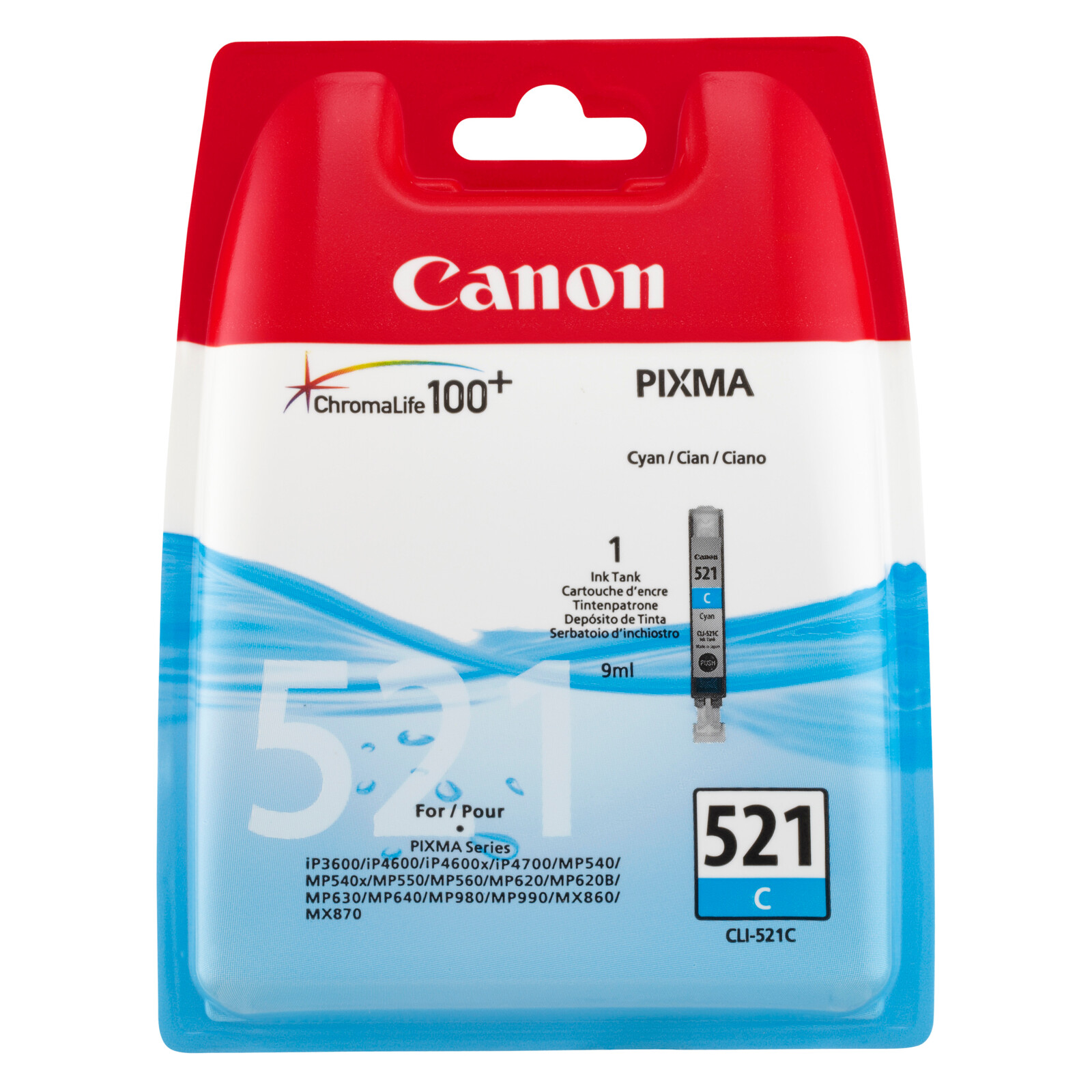 Canon CLI-521 Tinte cyan 9ml