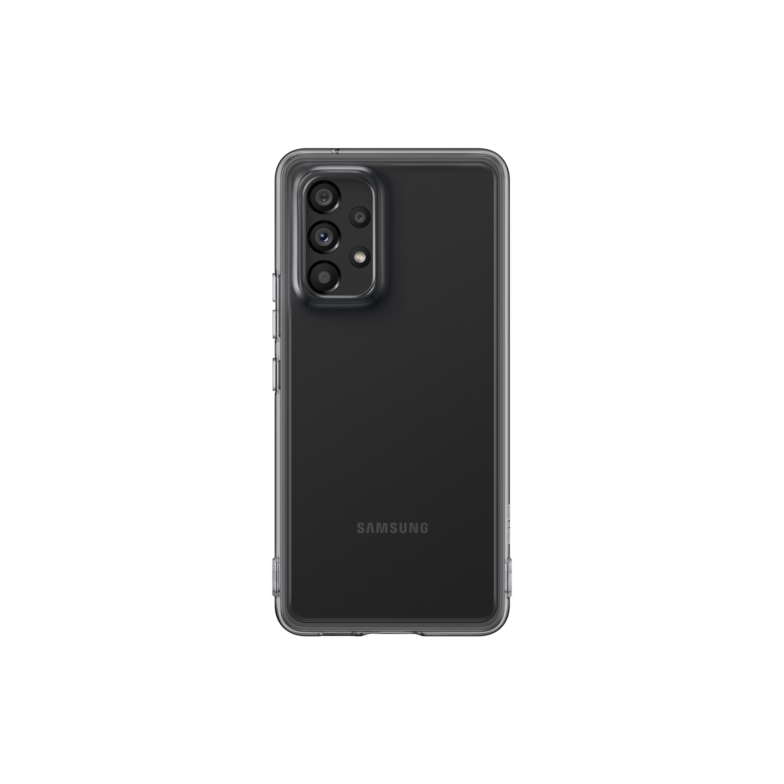 Samsung Original Back Cover Soft Clear Galaxy A53 5G black