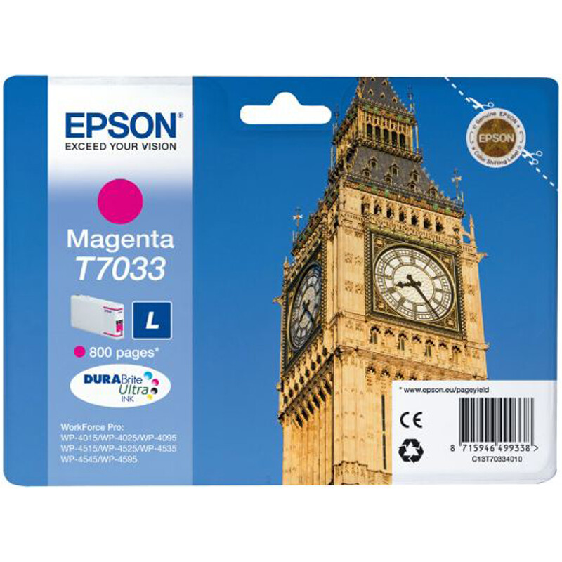 Epson T7033L Tinte Magenta 9,6ml