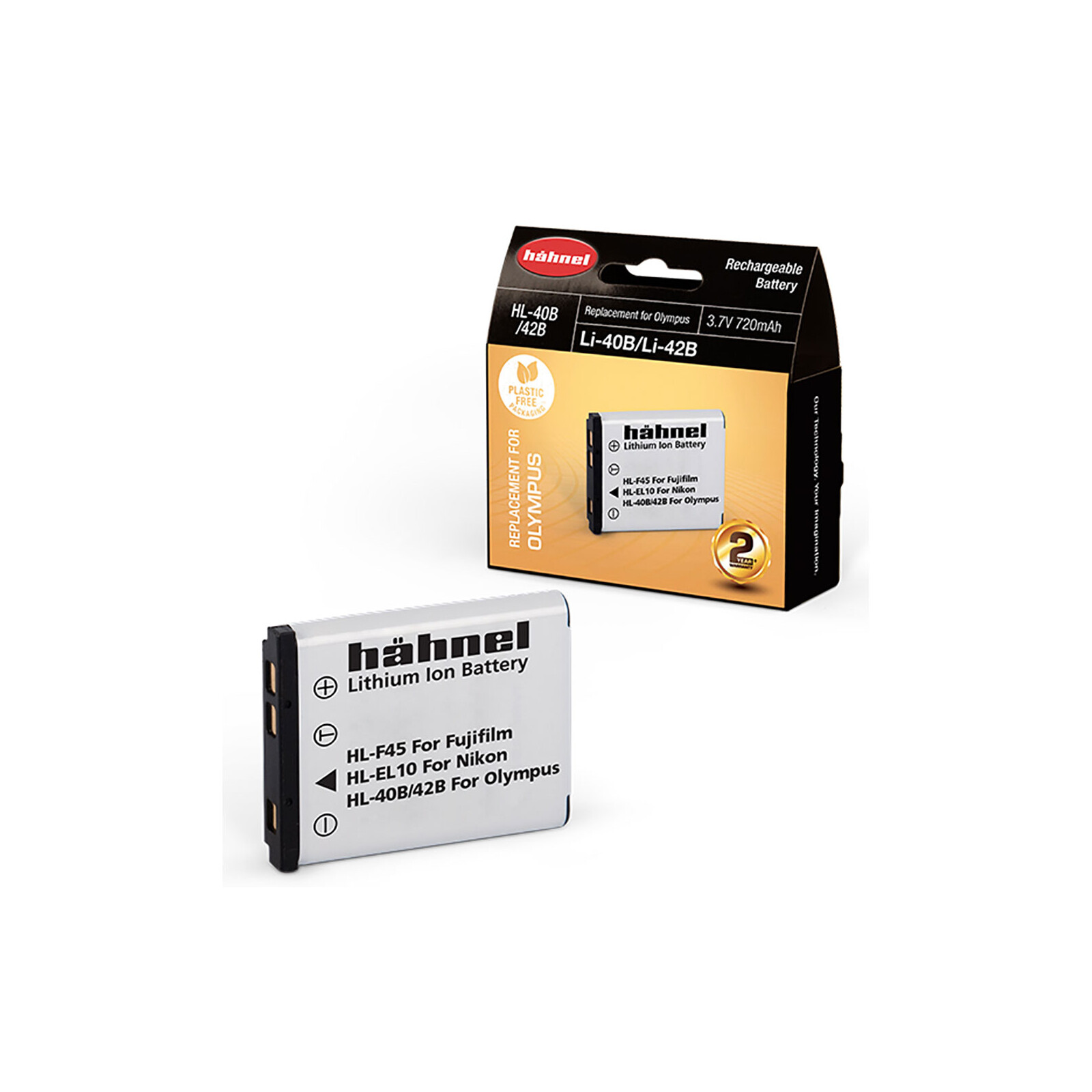 Hähnel Olympus Li-40B Akku
