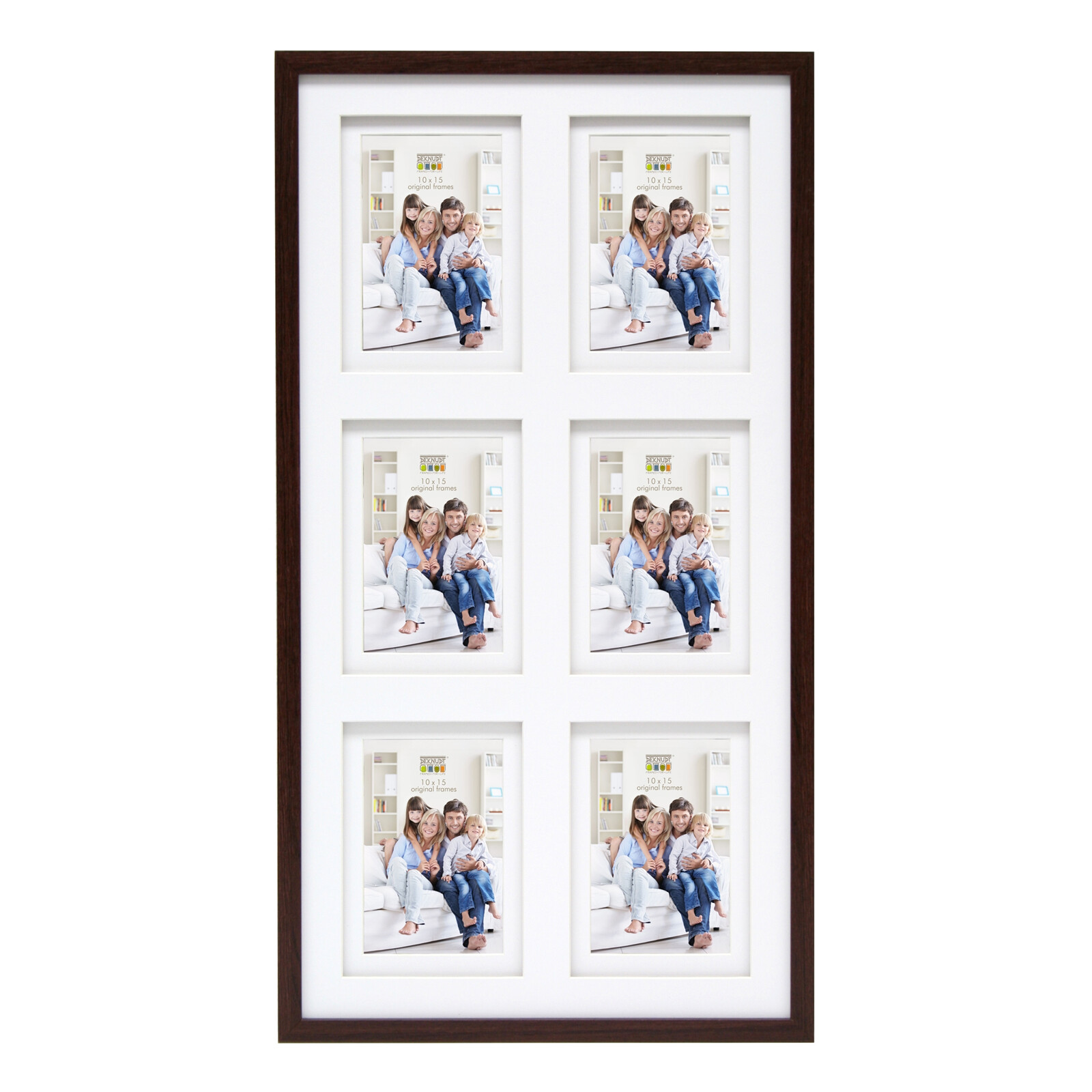 Bilderrahmen Deknudt 10x15cm Galerie Holz braun S65KQ6