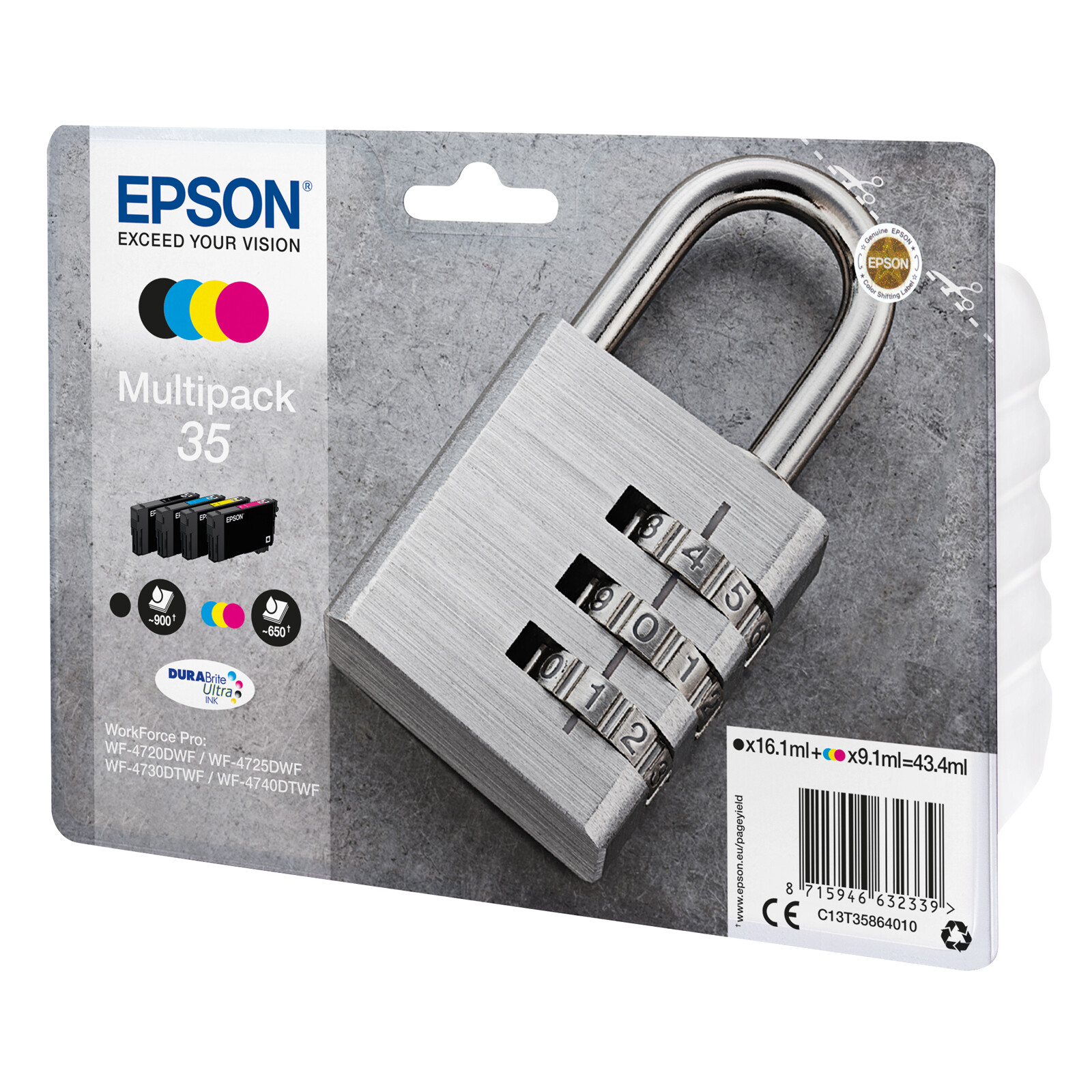 Epson 35 T3586 Tinte Multipack