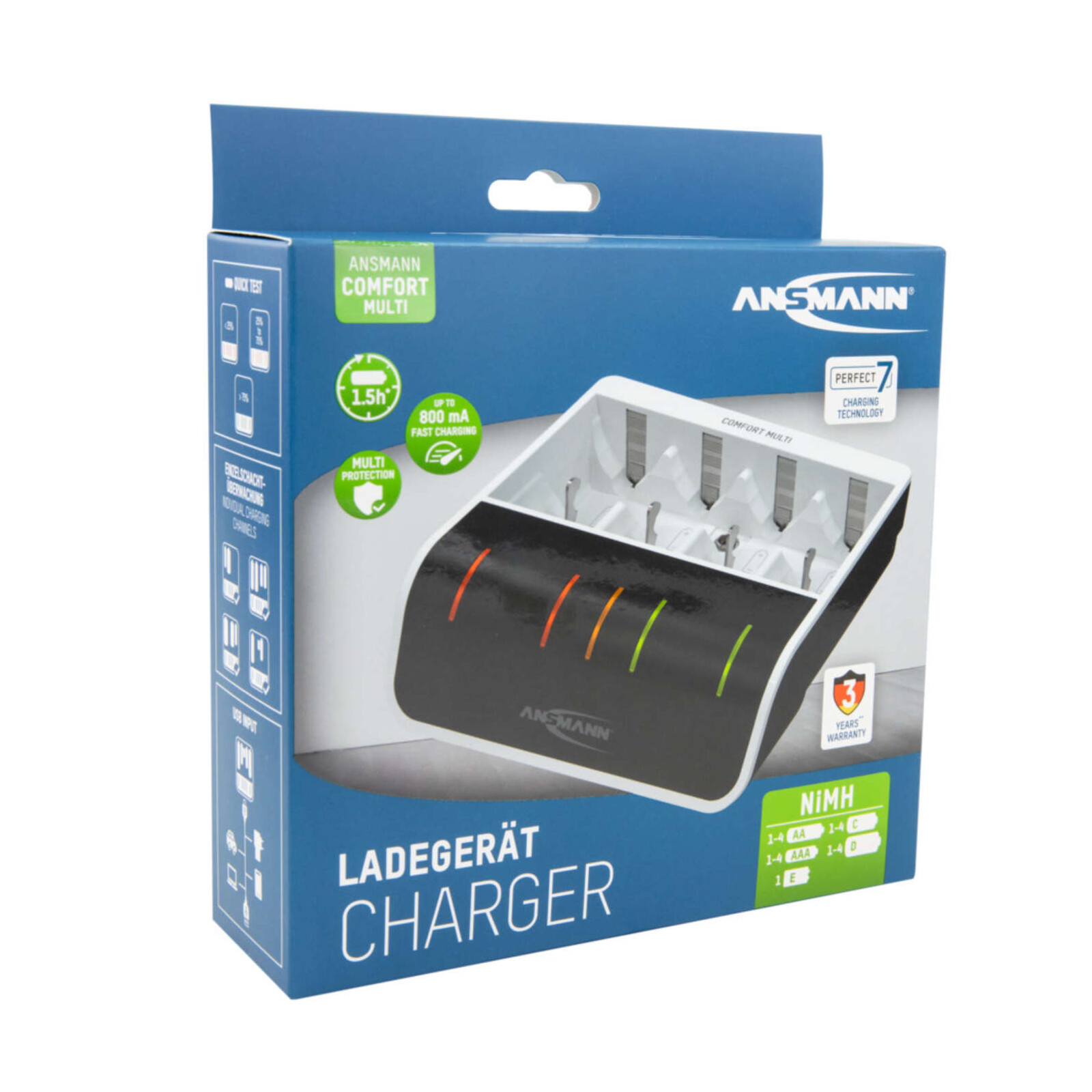 Ansmann Comfort Multi Schnell-Ladegerät