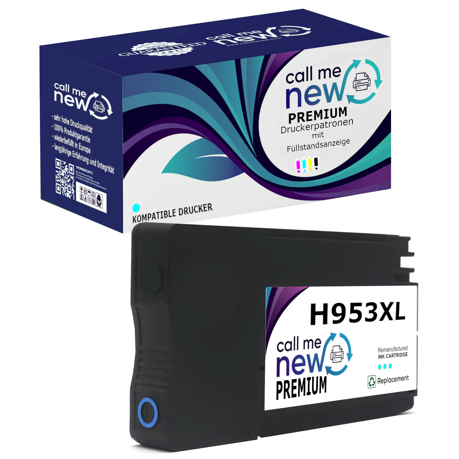 CMN Premium aufber. Tintenpatrone für HP953XL cyan