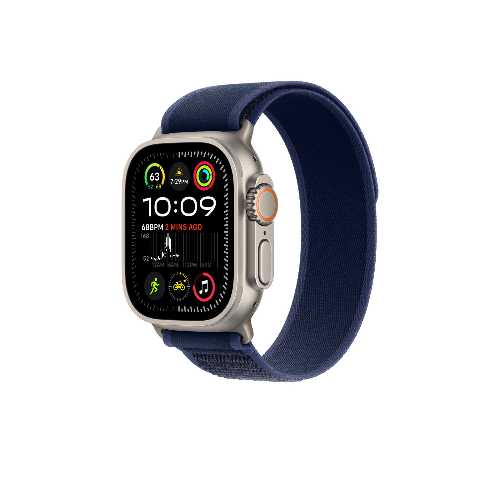 Apple Watch 49mm Trail Loop M/L blau 