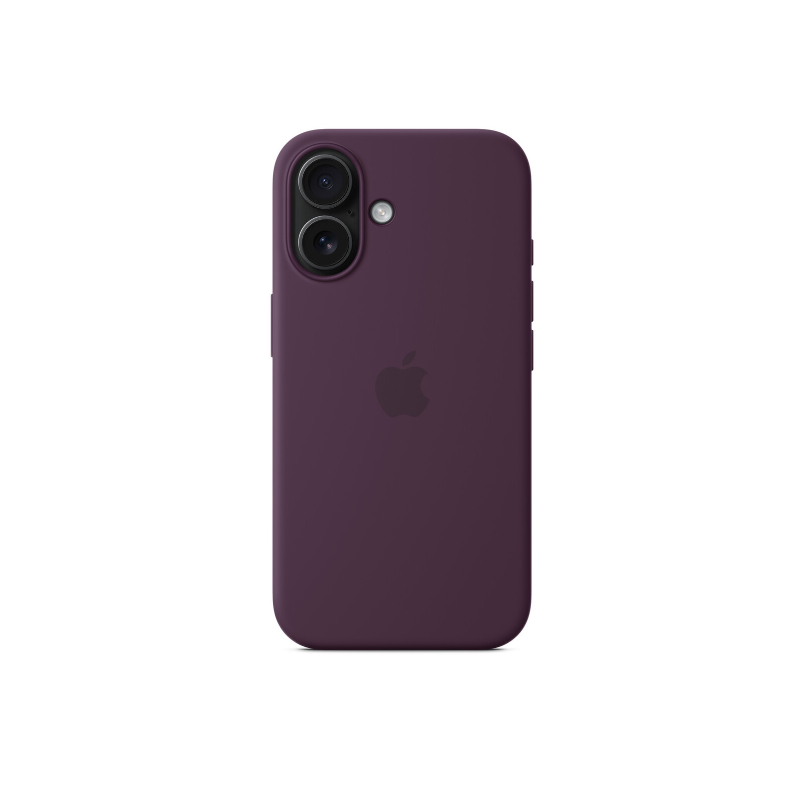  Apple iPhone 16 Silikon Case mit Magsafe plum 