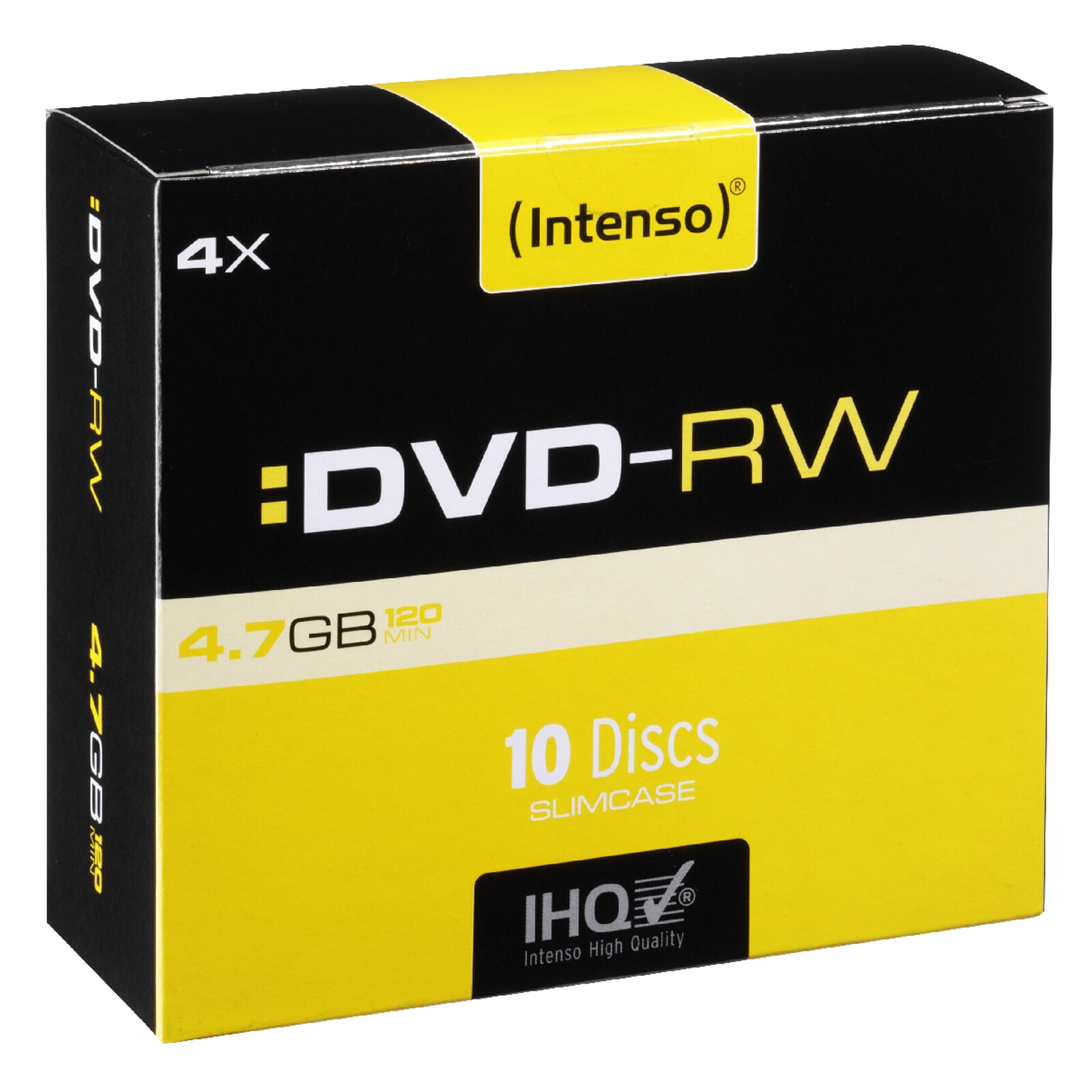 Intenso DVD-RW 4,7GB/4x Slim Case 10er