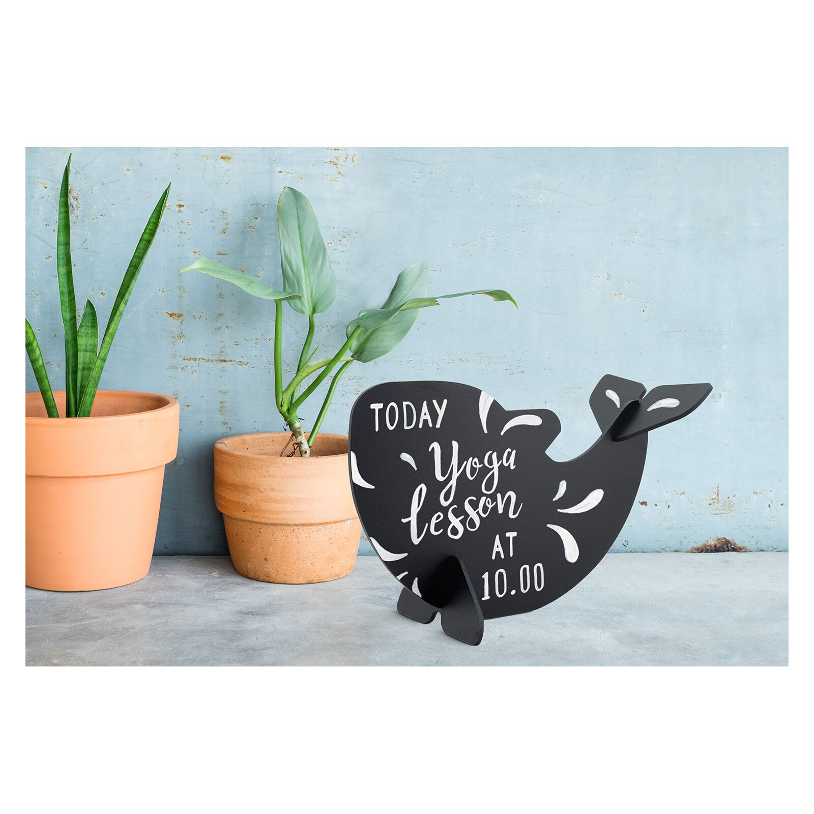 Securit 3-D Tier Whale Schwarz