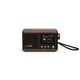 Pure Classic Mini Digitalradio coffee black/walnut