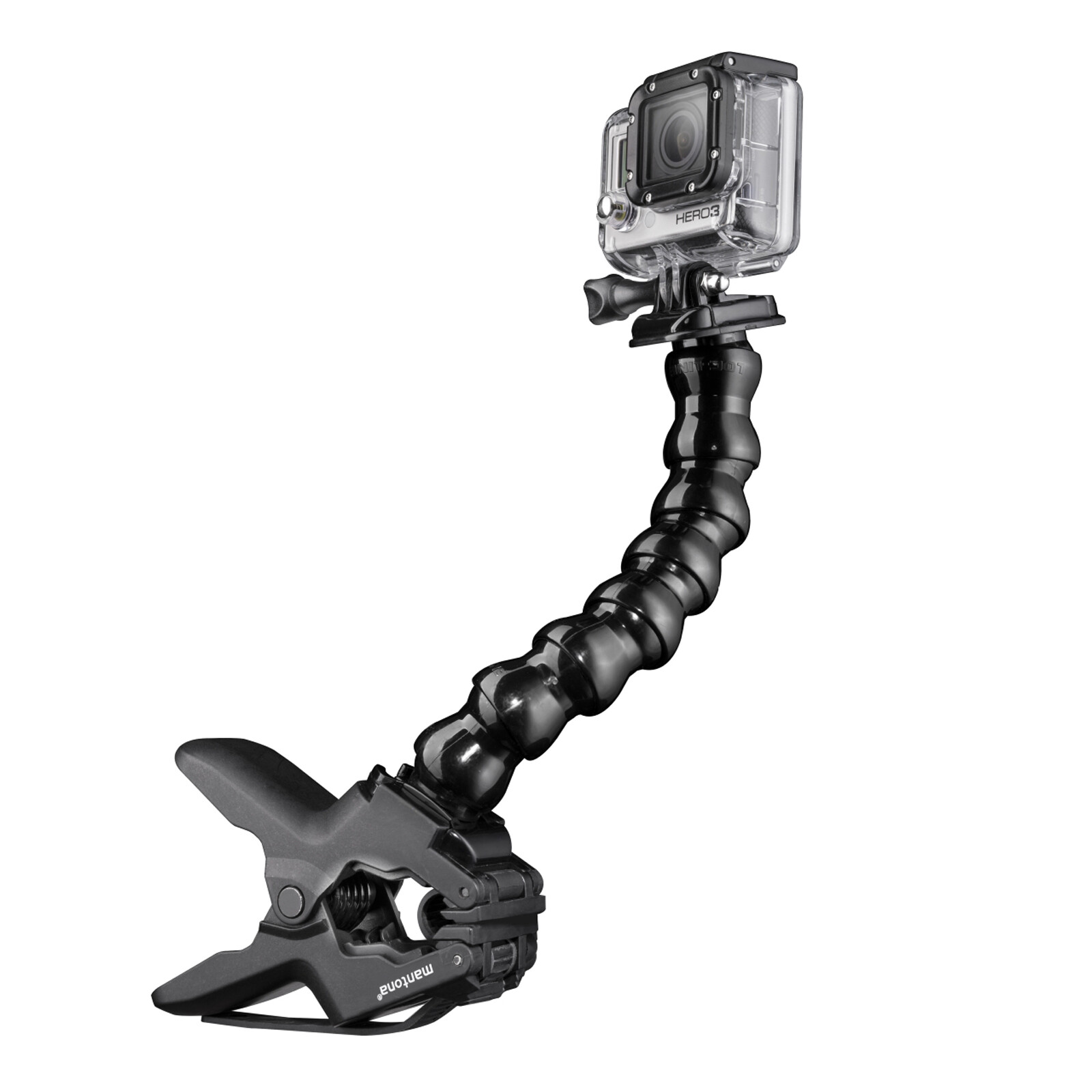 Mantona Maxi Auslegearm mit Klemme GoPro