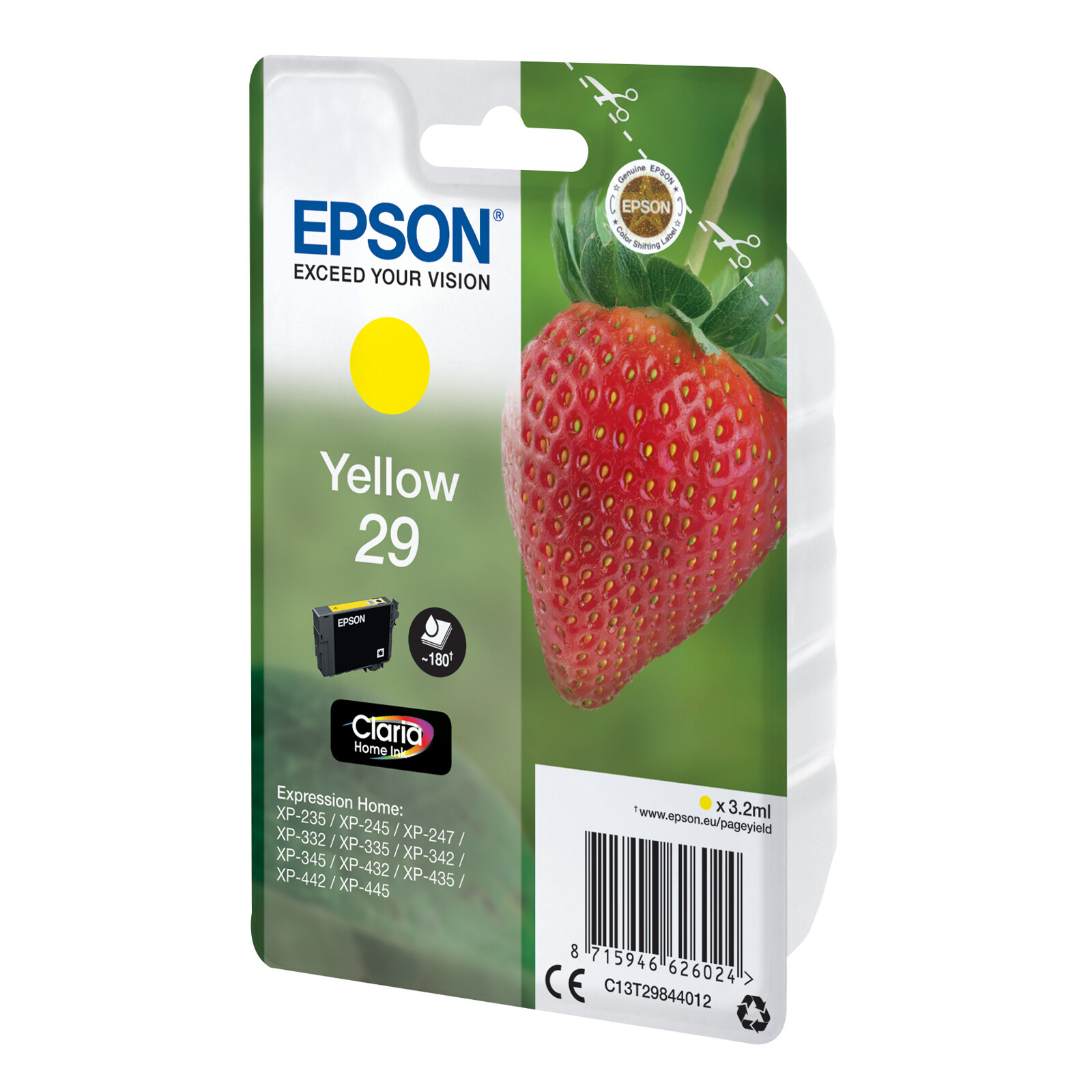 Epson 29 T2984 Tinte Yellow 3,2ml