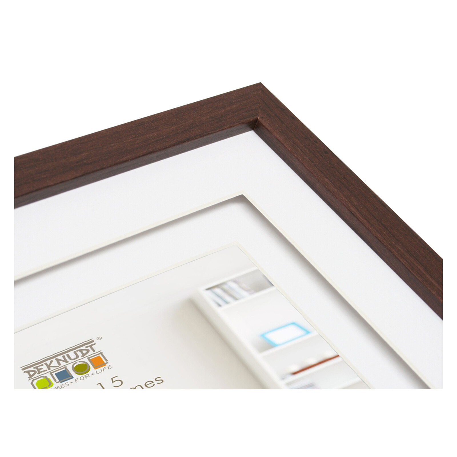 Bilderrahmen Deknudt 10x15cm Galerie Holz braun S65KQ6