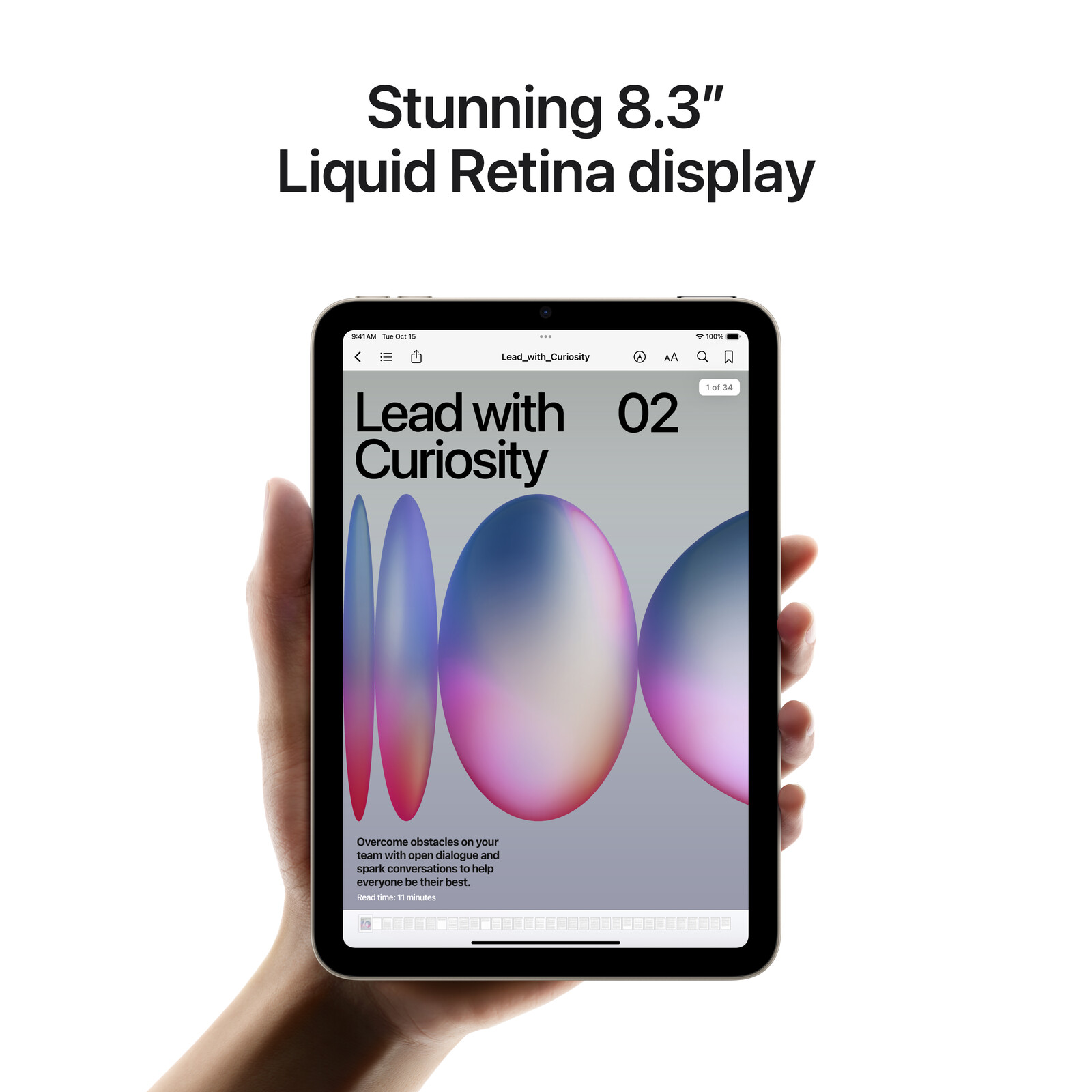 Apple iPad Mini LTE 8,3" 256GB polarstern 7. Gen