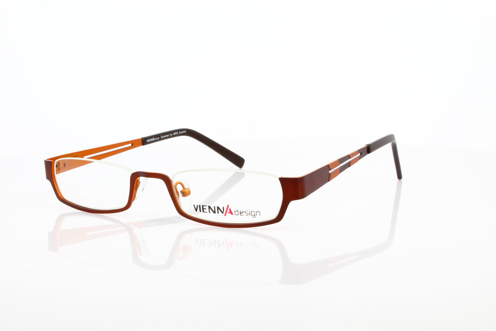 Vienna Design UN 453 03 Lesebrille Halbrand Metall
