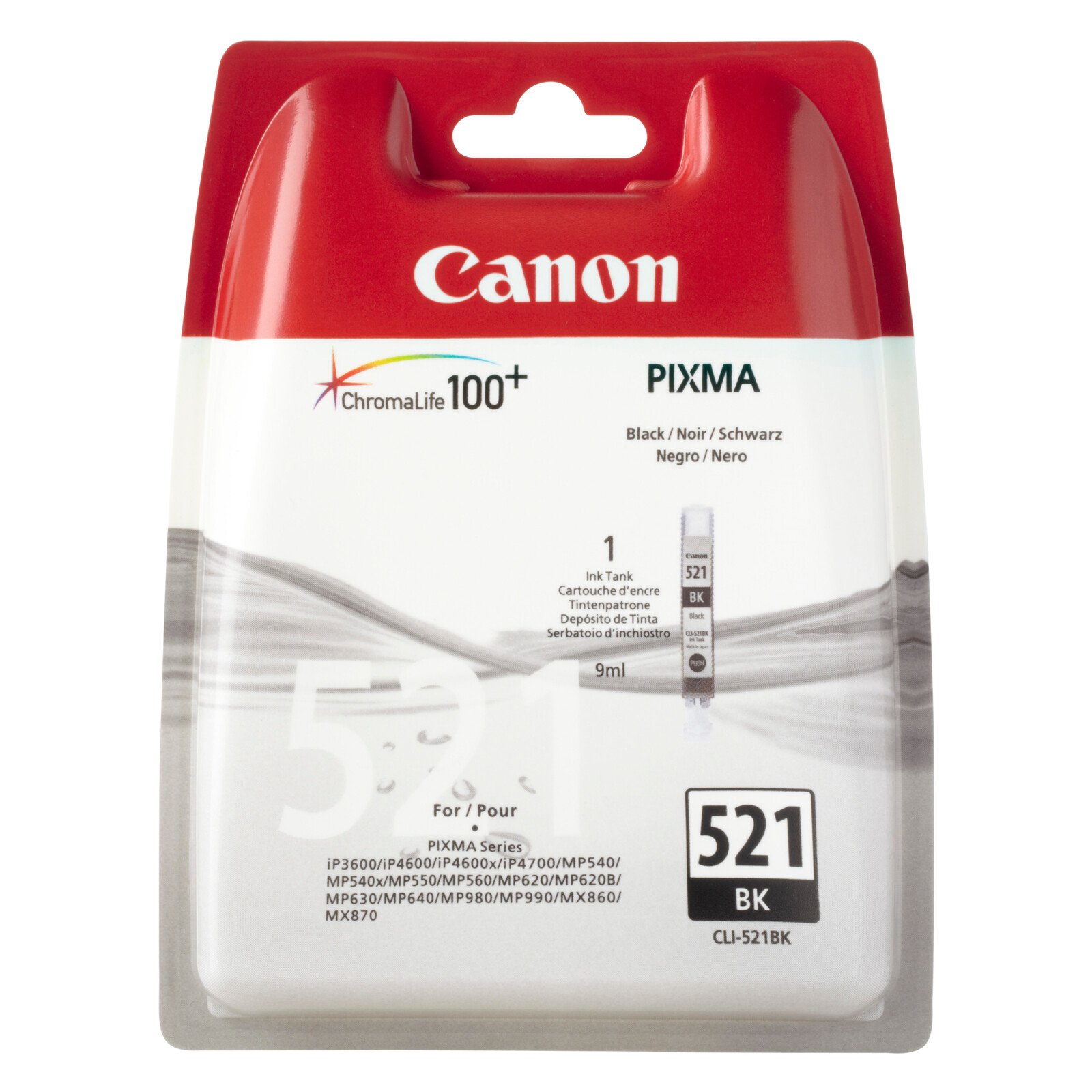 Canon CLI-521 Tinte black 9ml