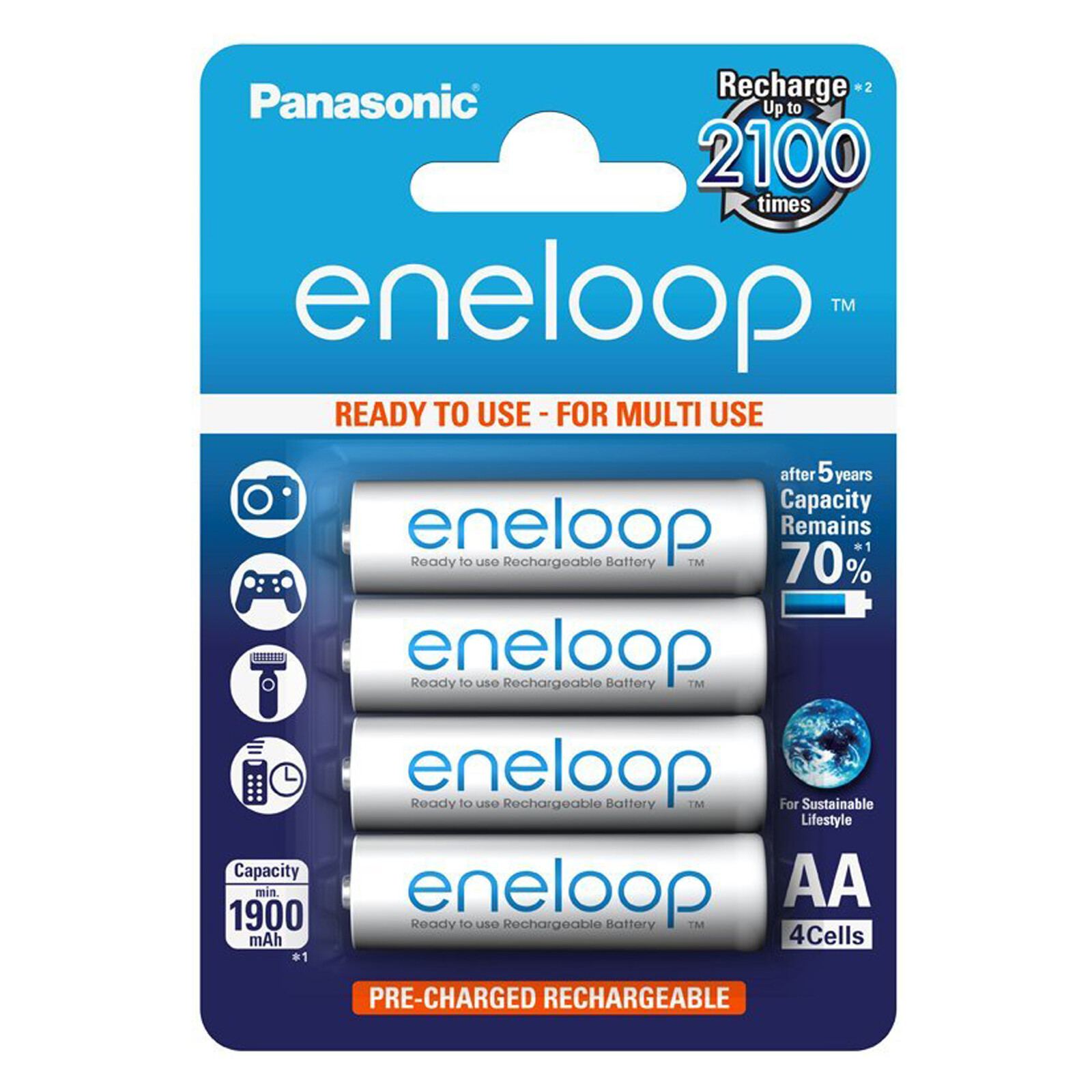 eneloop AA 1900mAh 4er Blister