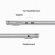 App MacBook Air 15'' M2/8GB/256GB SSD silber