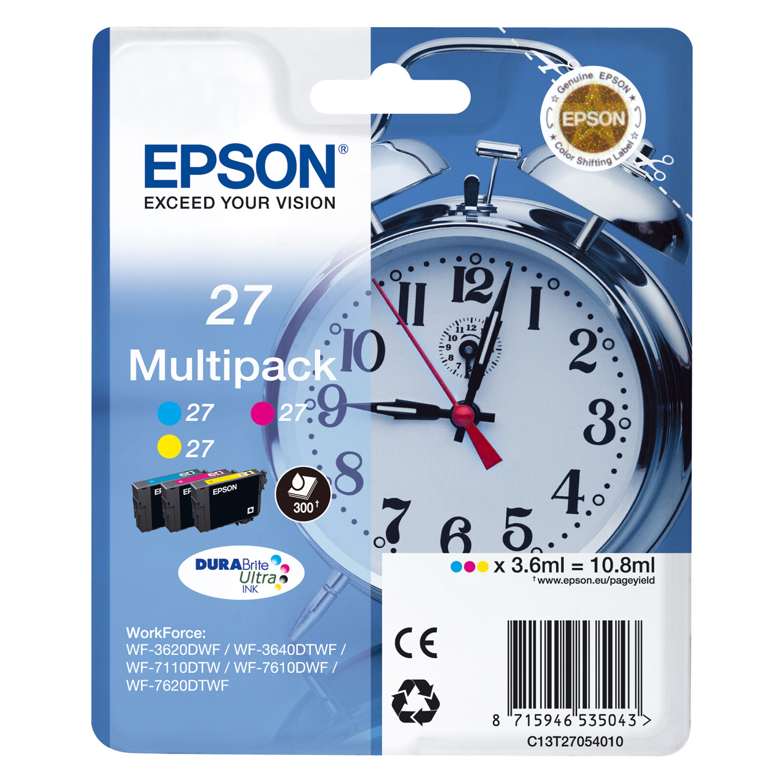 Epson 27 T2705 Tinte Multipack