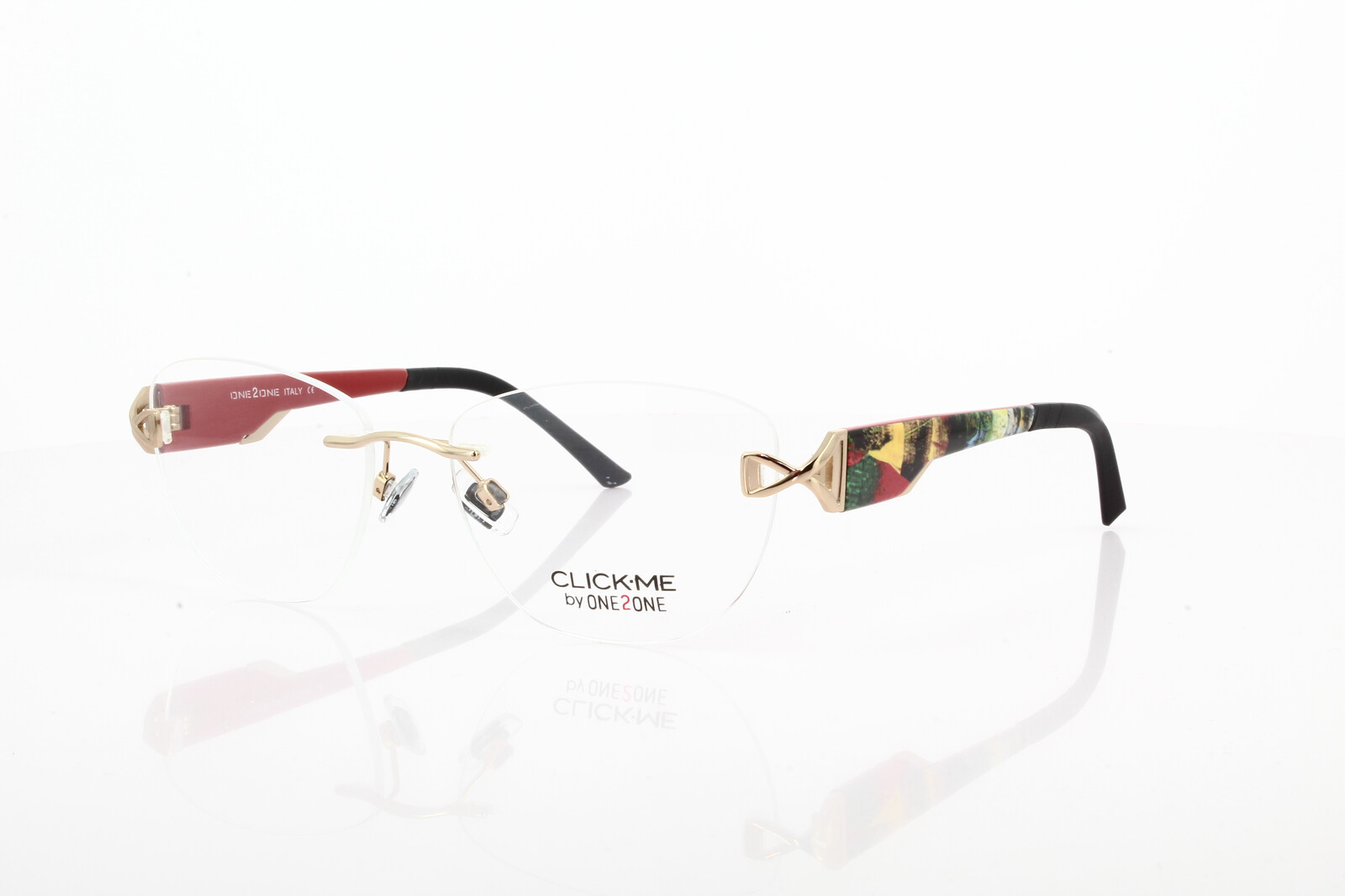 Click Me OTO 419 C2 Randlos Wechselb&uuml;gel Damenbrille