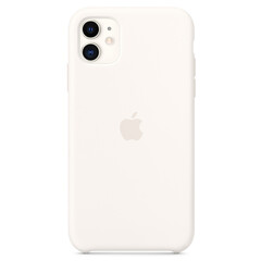 Apple Backcover Silikon iPhone 11 weiß