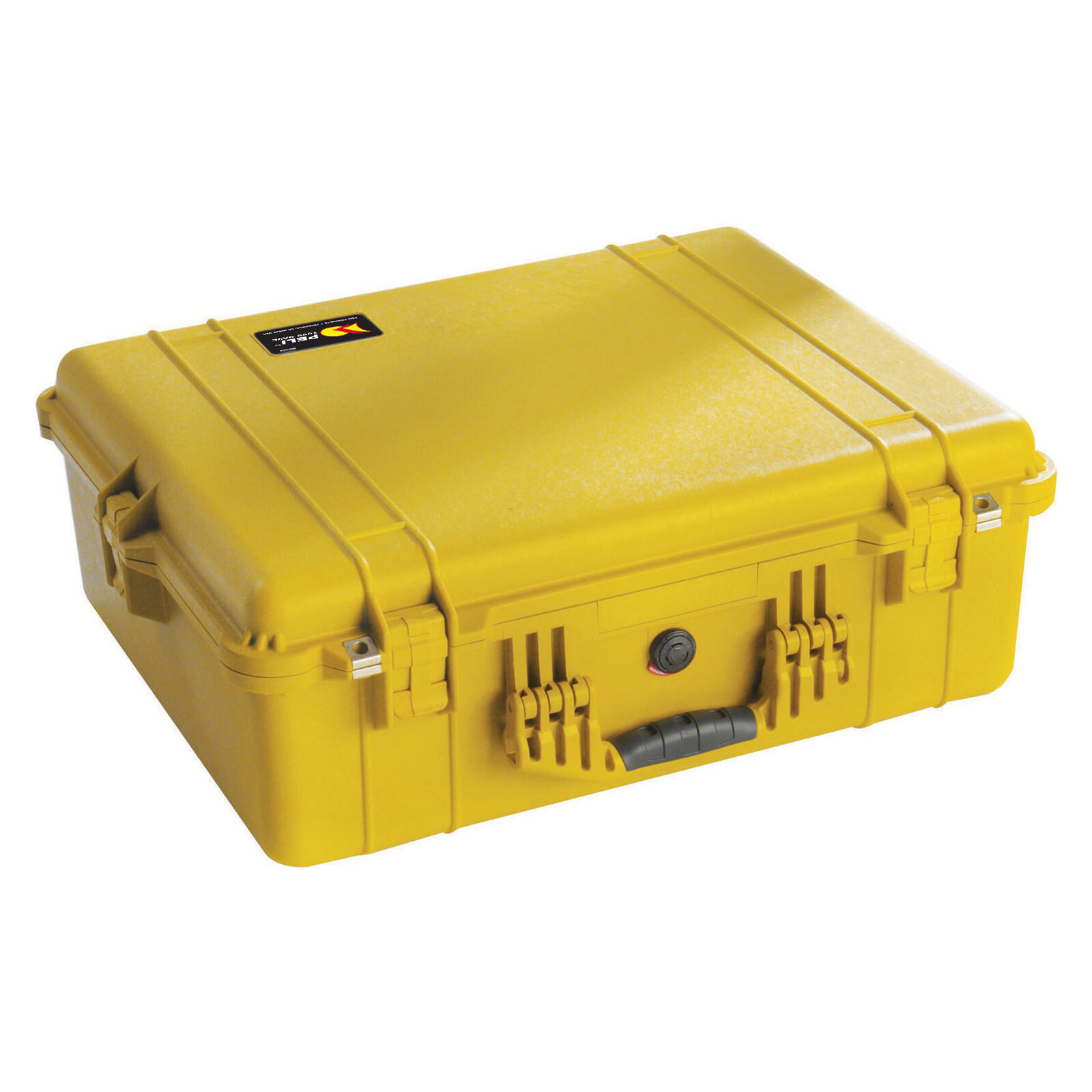 PELI 1600 Case mit Schaumstoff yellow
