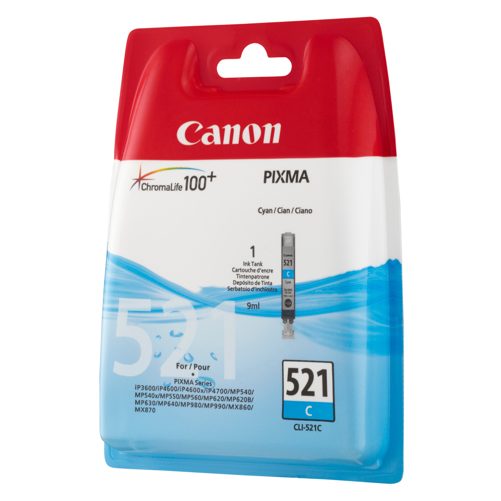 Canon CLI-521 Tinte cyan 9ml