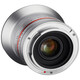 Samyang 12/2,0 APS-C Fuji X silber + UV Filter