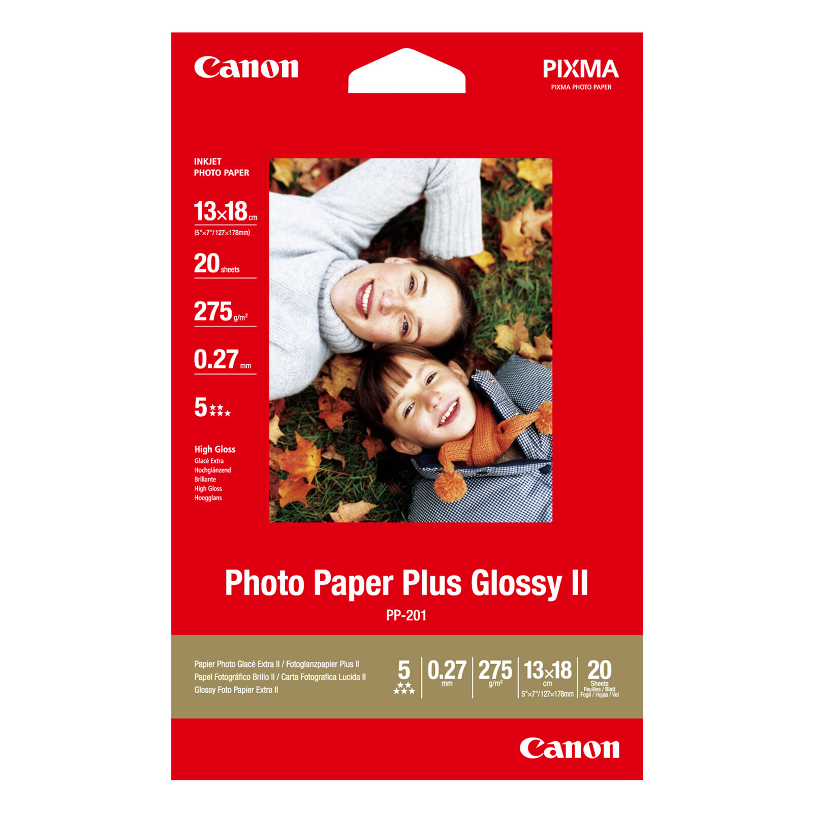 Canon PP-201 13x18 20Bl 270g glossy
