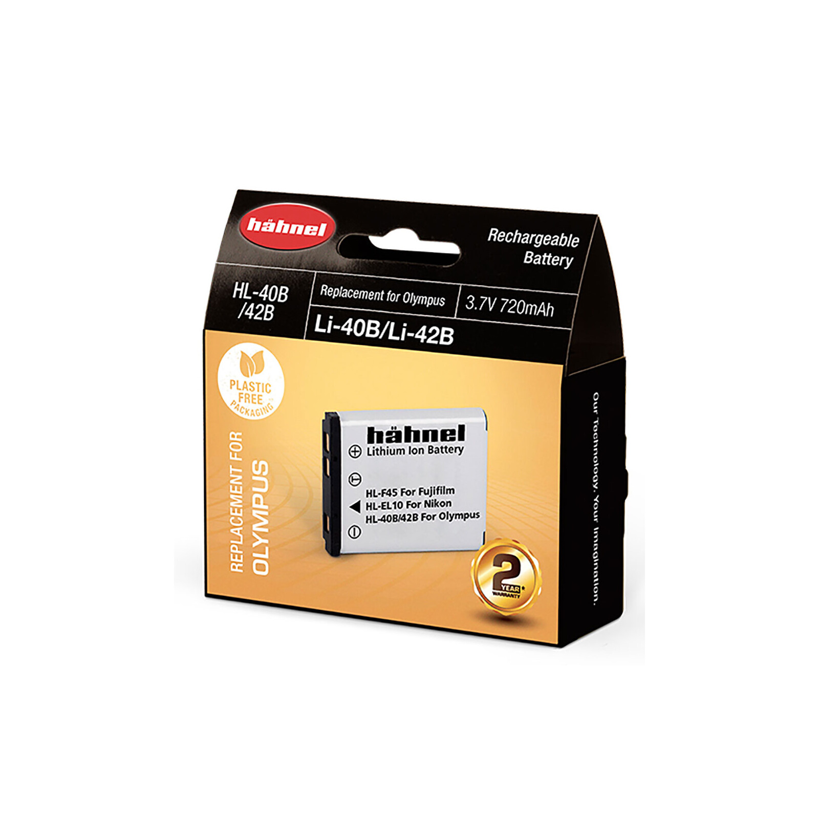 Hähnel Olympus Li-40B Akku