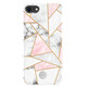 IOMI Back Design Apple iPhone 7/8/SE 2020 marble pink/white