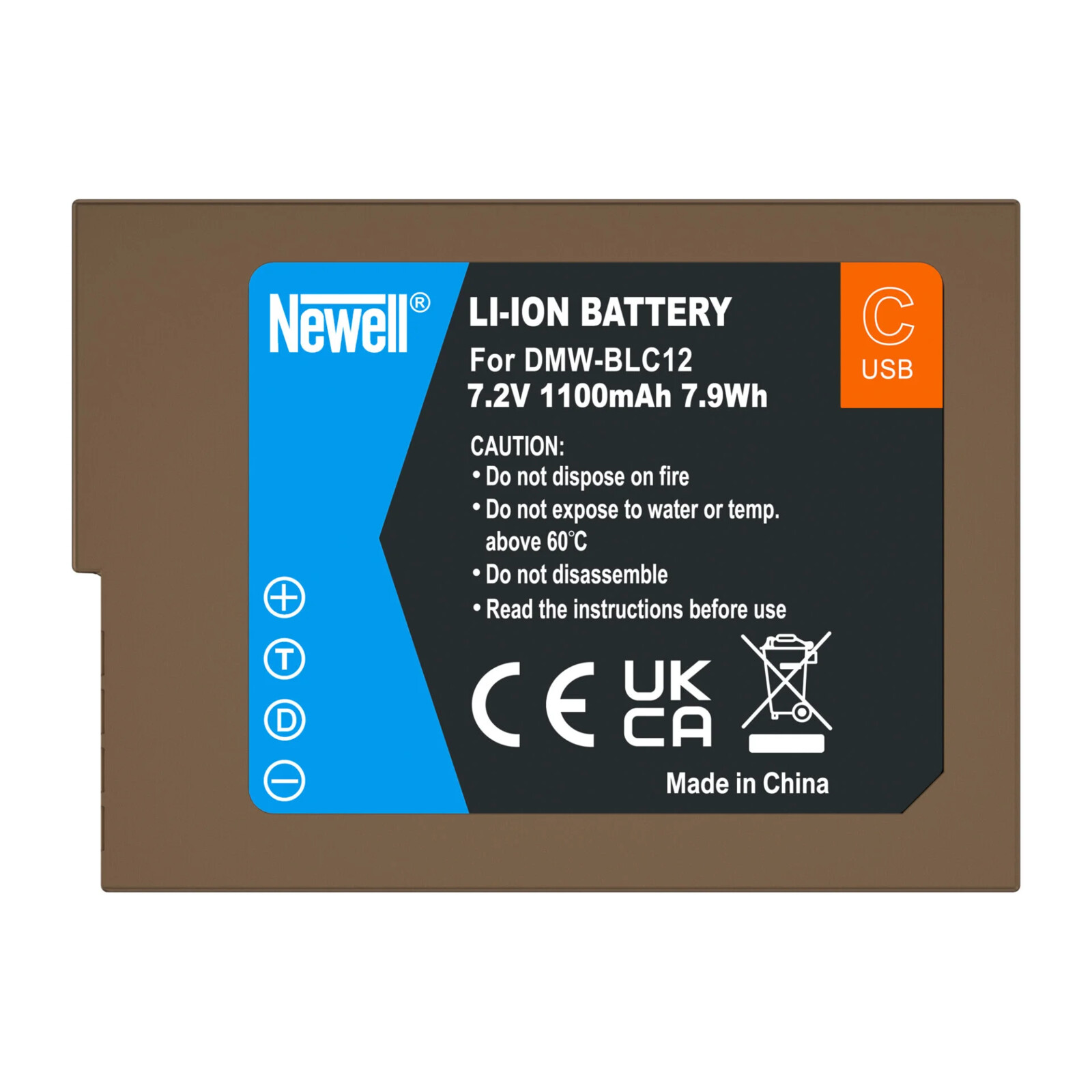 Newell Akku USB-C Panasonic DMW-BLC12
