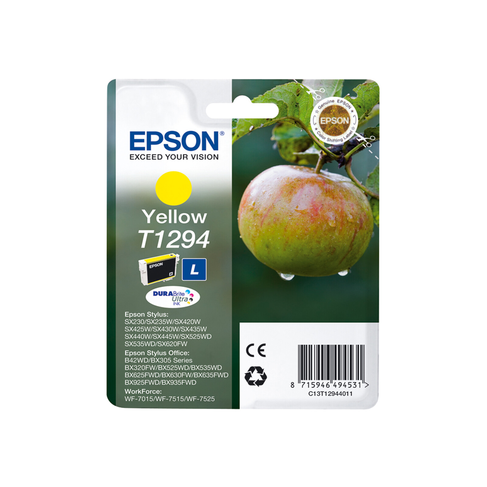Epson T1294 Tinte Yellow 7ml