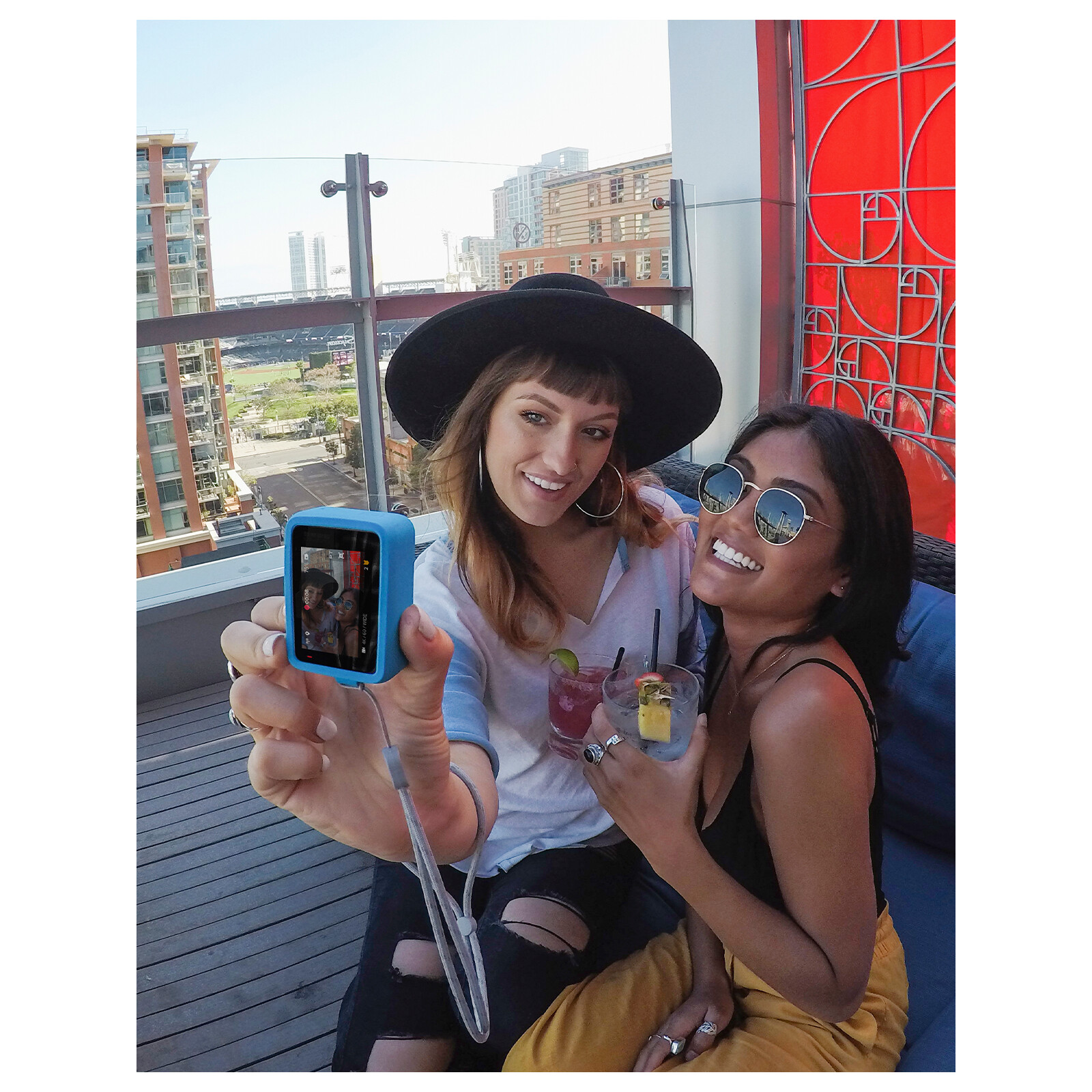 GoPro Sleeve + Lanyard Hero 8 Bluebird
