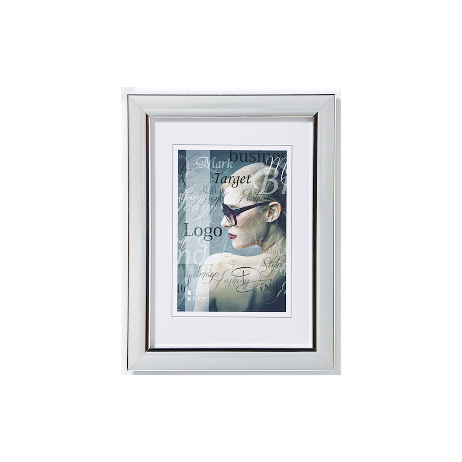 Bilderrahmen Shades 21x30cm Polystyrol silber