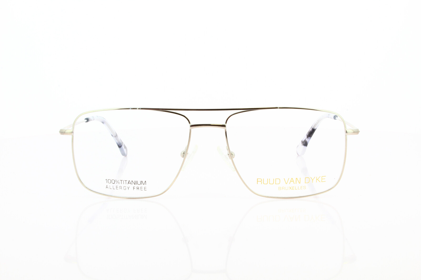 Ruud van Dyke RVD 1170T-2H Herrenbrille Titan Doppelsteg