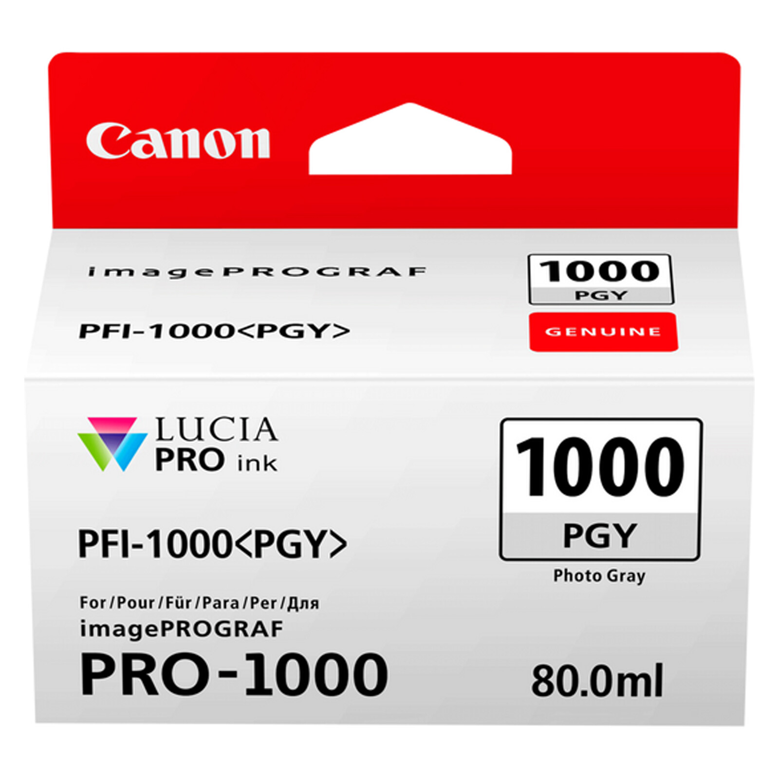 Canon PFI1000PGY photo grey imagePrograf Pro 1000