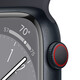 Apple Watch S8 Cellular Edelstahl 41mm Sportband mittern.