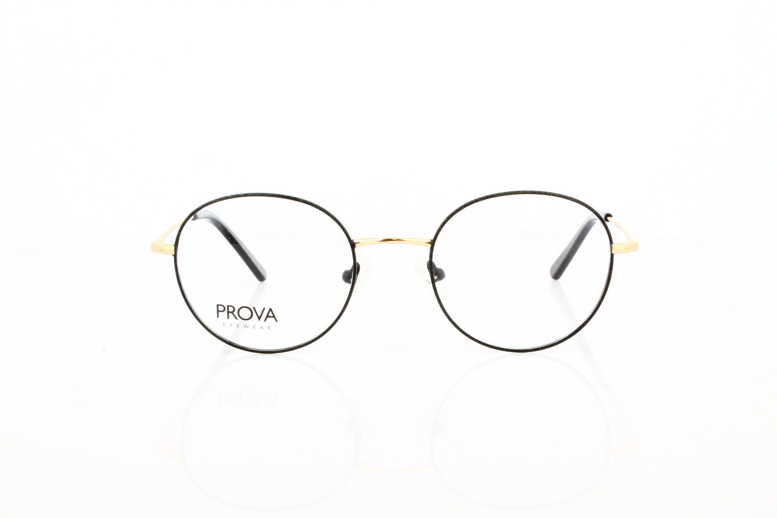 T 4128-002 Damenbrille Metall rund