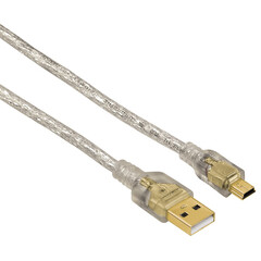 Hama 41533 Mini-USB-2.0-Kabel, vergoldet, doppelt geschirmt, Hama 41533 Mini-USB-2.0-Kabel, vergoldet, doppelt geschirmt,