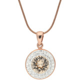 Kette rosevergoldet Swarovski Elements Kette rosevergoldet Swarovski Elements