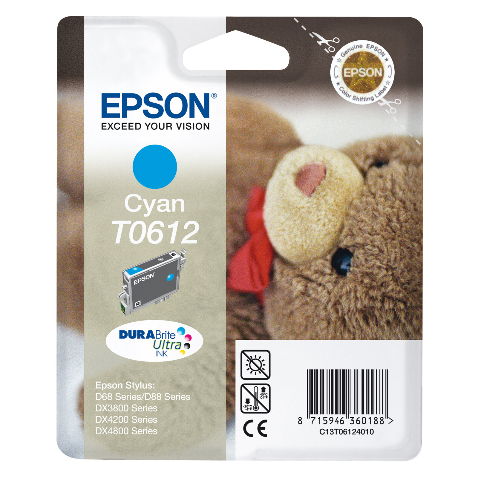 Epson T0612 Tinte Cyan 8ml