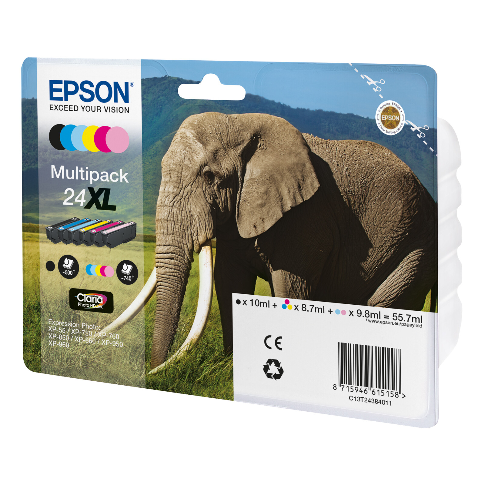 Epson 24XL T2438 Tinte Multipack