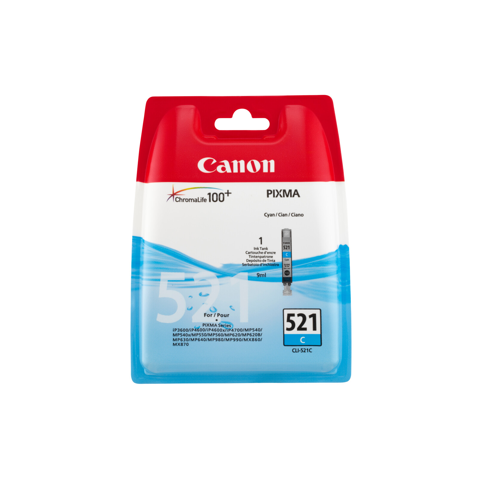 Canon CLI-521 Tinte cyan 9ml