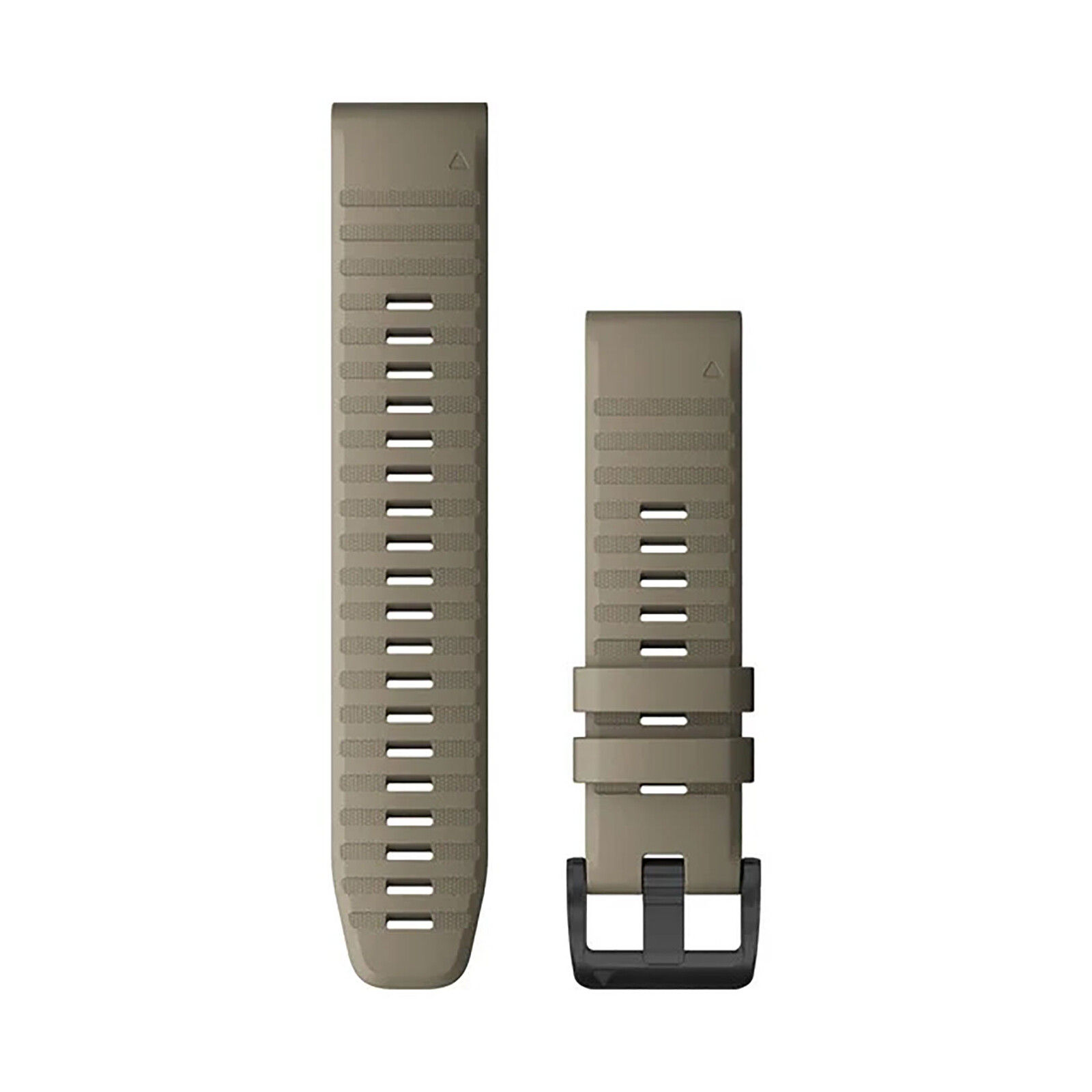 Garmin Quickfit Band 22mm Silikon dunkelbeige schwarz