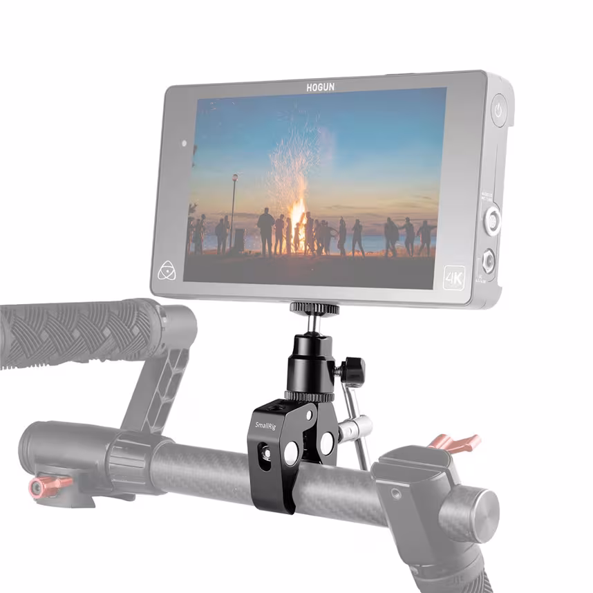 SmallRig Clamp Montage mit 1/4" Schraube-Kugelkopf 