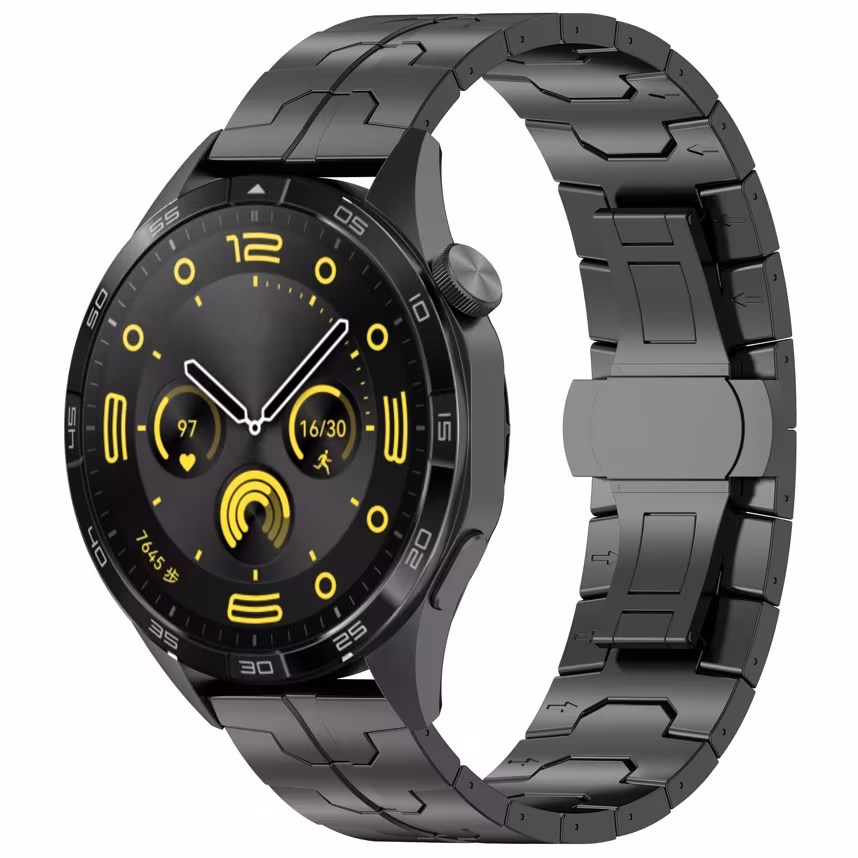 Felixx Smartwatcharmband Edelst./Titan Black-Universal 22mm
