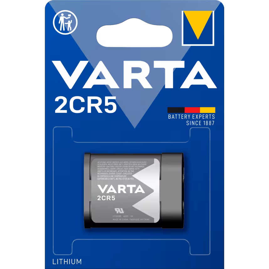 Varta 6203 2CR5 Lithium Cylindrical 6V
