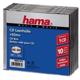 Hama 51275 CD-Leerhülle Slim Double, 10er-Pack, Transparent