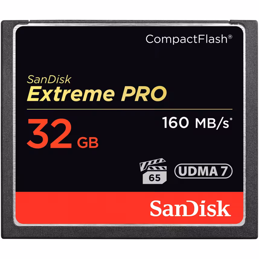 SanDisk 32GB Extr Pro 160MB UDMA7