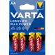 Varta 4706 AA Longlife Max Power 1,5V 4er